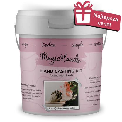 MagicHands. zestaw do odlewu dłoni – DLA PARY
